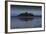 Bamburgh Castle under a Full Moon at Dusk in Summer, Bamburgh, Northumberland, England-Eleanor Scriven-Framed Photographic Print