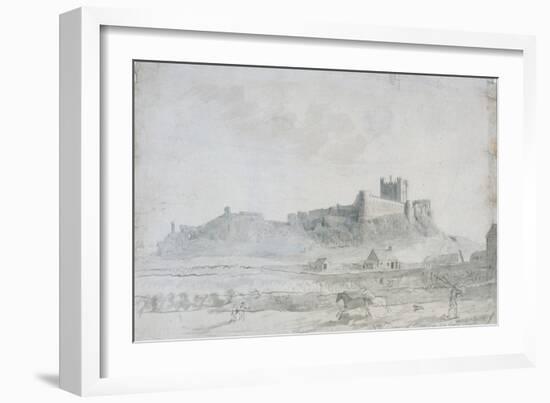 Bamburgh Castle-Robert Johnson-Framed Giclee Print