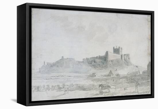 Bamburgh Castle-Robert Johnson-Framed Stretched Canvas