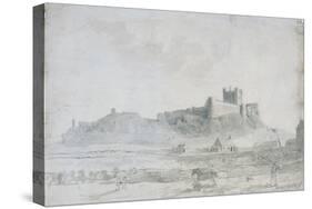 Bamburgh Castle-Robert Johnson-Stretched Canvas