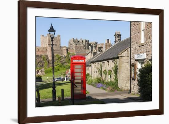 Bamburgh Village and Castle, Northumberland, England, United Kingdom, Europe-James Emmerson-Framed Photographic Print