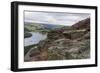 Bamford Edge with Heather Above Ladybower and Ashopton Bridge at Dawn-Eleanor Scriven-Framed Photographic Print