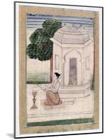 Bamgali Ragini, Ragamala Album, School of Rajasthan, 19th Century-null-Mounted Giclee Print