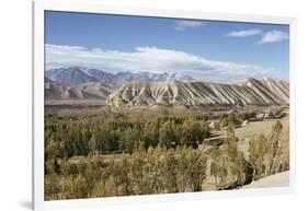 Bamiyan (Bamian) Valley and Koh-I-Baba (Kuh-E-Baba) Mountain Range, Afghanistan-Sybil Sassoon-Framed Photographic Print