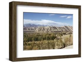 Bamiyan (Bamian) Valley and Koh-I-Baba (Kuh-E-Baba) Mountain Range, Afghanistan-Sybil Sassoon-Framed Photographic Print