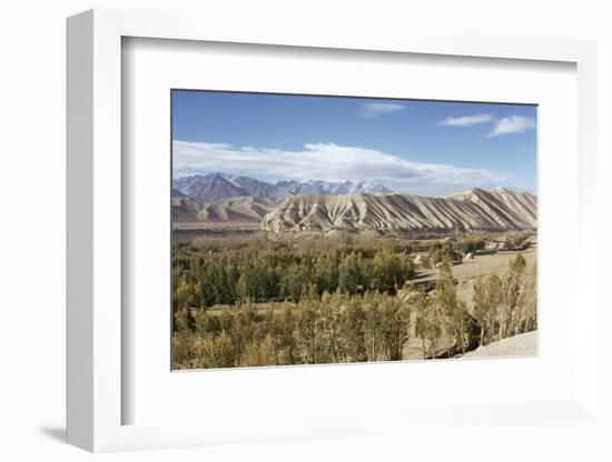 Bamiyan (Bamian) Valley and Koh-I-Baba (Kuh-E-Baba) Mountain Range, Afghanistan-Sybil Sassoon-Framed Photographic Print