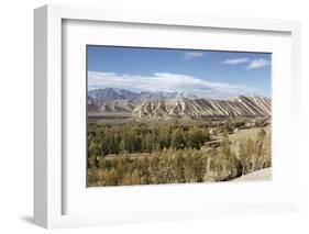 Bamiyan (Bamian) Valley and Koh-I-Baba (Kuh-E-Baba) Mountain Range, Afghanistan-Sybil Sassoon-Framed Photographic Print