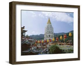 Ban Po Tha Pagoda (Ten Thousand Buddhas), Kek Lok Si Temple, Penang, Malaysia, Asia-Fraser Hall-Framed Photographic Print