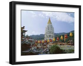 Ban Po Tha Pagoda (Ten Thousand Buddhas), Kek Lok Si Temple, Penang, Malaysia, Asia-Fraser Hall-Framed Photographic Print