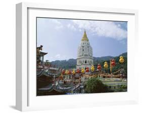 Ban Po Tha Pagoda (Ten Thousand Buddhas), Kek Lok Si Temple, Penang, Malaysia, Asia-Fraser Hall-Framed Photographic Print