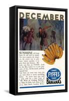 Banana Advertisement, 1931-null-Framed Stretched Canvas