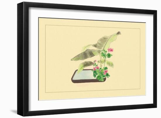 Banana and Varecinium Firtum-Sofu Teshigahara-Framed Art Print