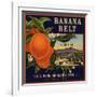 Banana Belt Brand - Villa Park, California - Citrus Crate Label-Lantern Press-Framed Art Print