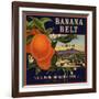 Banana Belt Brand - Villa Park, California - Citrus Crate Label-Lantern Press-Framed Art Print