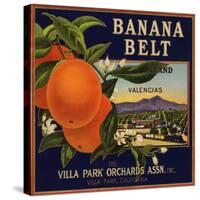 Banana Belt Brand - Villa Park, California - Citrus Crate Label-Lantern Press-Stretched Canvas