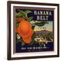 Banana Belt Brand - Villa Park, California - Citrus Crate Label-Lantern Press-Framed Art Print