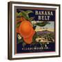 Banana Belt Brand - Villa Park, California - Citrus Crate Label-Lantern Press-Framed Premium Giclee Print