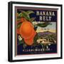 Banana Belt Brand - Villa Park, California - Citrus Crate Label-Lantern Press-Framed Premium Giclee Print