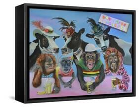 Banana Milk Shake-Sue Clyne-Framed Stretched Canvas