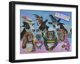 Banana Milk Shake-Sue Clyne-Framed Giclee Print