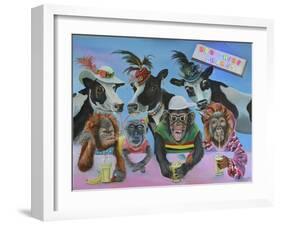 Banana Milk Shake-Sue Clyne-Framed Giclee Print