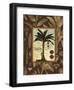 Banana Palm (Brown)-Karl Rattner-Framed Art Print