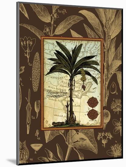 Banana Palm (Brown)-Karl Rattner-Mounted Art Print