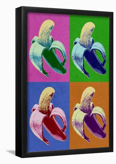 Banana Pop-Art-null-Framed Poster