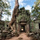 Angkor Wat Cambodia. Ta Prohm Khmer Ancient Buddhist Temple in Jungle Forest. Famous Landmark, Plac-Banana Republic images-Photographic Print