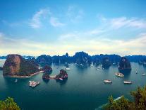 Halong Bay Panorama in Vietnam.-Banana Republic images-Photographic Print