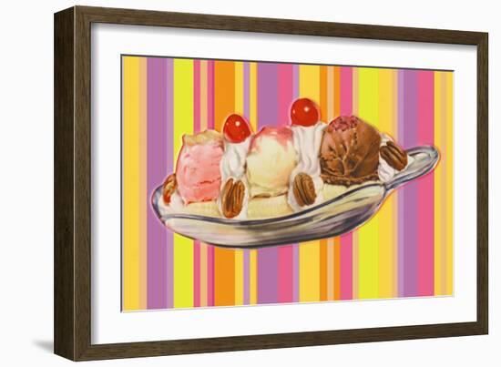 Banana Split-null-Framed Art Print