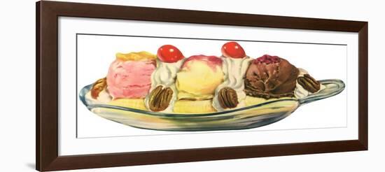 Banana Split-null-Framed Giclee Print