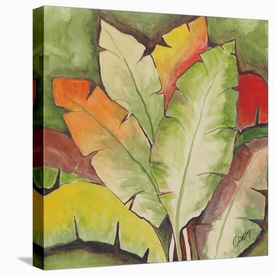 Banana Tree Leaves-Ormsby, Anne Ormsby-Stretched Canvas