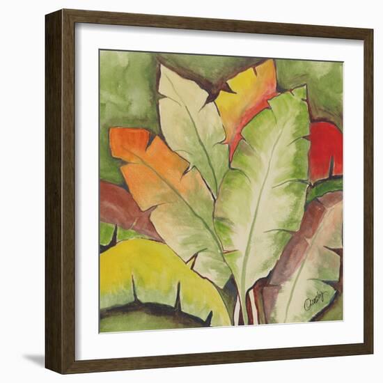 Banana Tree Leaves-Ormsby, Anne Ormsby-Framed Art Print