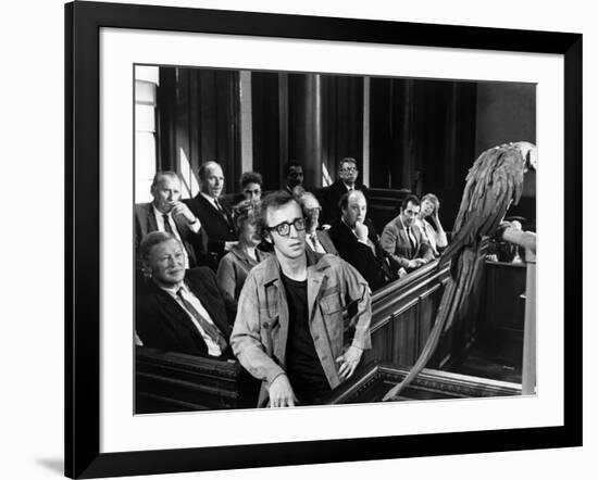 BANANAS, 1971 directed by Woody Allen Woody Allen (b/w photo)-null-Framed Photo