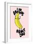 Bananas About You - Tom Cronin Doodles Cartoon Print-Tom Cronin-Framed Giclee Print