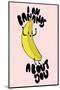 Bananas About You - Tom Cronin Doodles Cartoon Print-Tom Cronin-Mounted Giclee Print