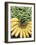 Bananas and Green Beans at the Market, Martinique, Lesser Antilles-Yadid Levy-Framed Photographic Print