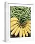 Bananas and Green Beans at the Market, Martinique, Lesser Antilles-Yadid Levy-Framed Photographic Print