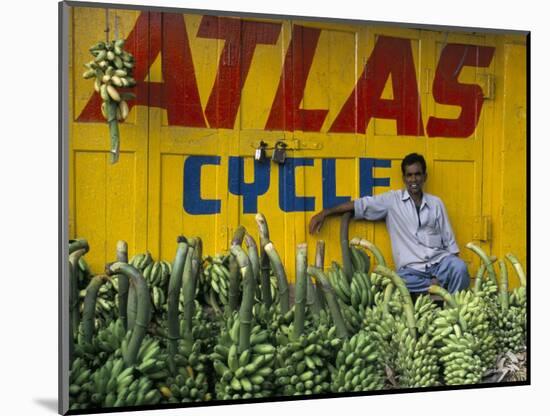 Bananas for Sale in the Market, Karnataka, India-Occidor Ltd-Mounted Photographic Print