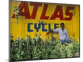 Bananas for Sale in the Market, Karnataka, India-Occidor Ltd-Mounted Photographic Print