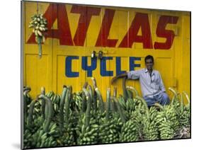 Bananas for Sale in the Market, Karnataka, India-Occidor Ltd-Mounted Photographic Print