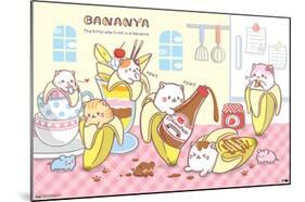 Bananya - Chocolate-Trends International-Mounted Poster