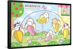 Bananya - Jump Rope-Trends International-Framed Poster