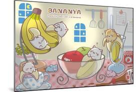 Bananya - Nap-Trends International-Mounted Poster