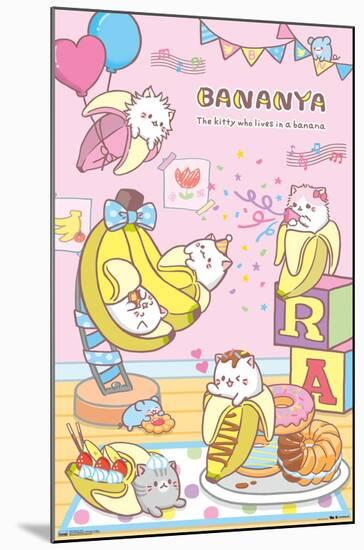 Bananya - Party-Trends International-Mounted Poster