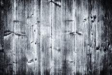 Black Wood Texture-Banauke-Photographic Print