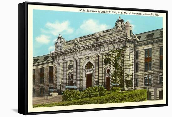 Bancroft Hall, Naval Academy, Annapolis, Maryland-null-Framed Stretched Canvas