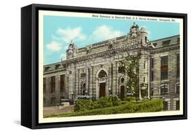 Bancroft Hall, Naval Academy, Annapolis, Maryland-null-Framed Stretched Canvas