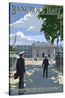 Bancroft Hall - United States Naval Academy - Annapolis, Maryland-Lantern Press-Stretched Canvas